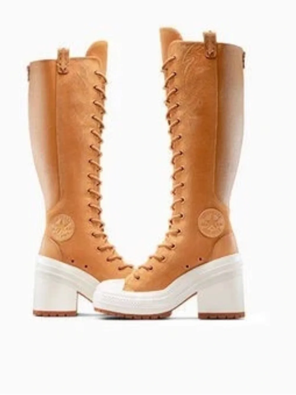 NEW CONVERSE  chuck 70 de luxe heel xx platform high 'western - copper M-4 W-6